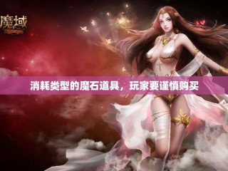 消耗类型的魔石道具，玩家要谨慎购买