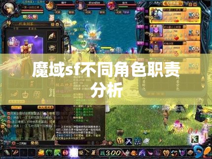 魔域sf不同角色职责分析 - 魔域SF - www.12345my.com