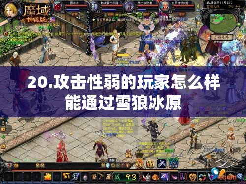 20.攻击性弱的玩家怎么样能通过雪狼冰原 - 魔域SF - www.12345my.com