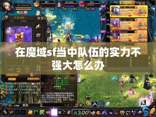 在魔域sf当中队伍的实力不强大怎么办 - 魔域SF - www.12345my.com