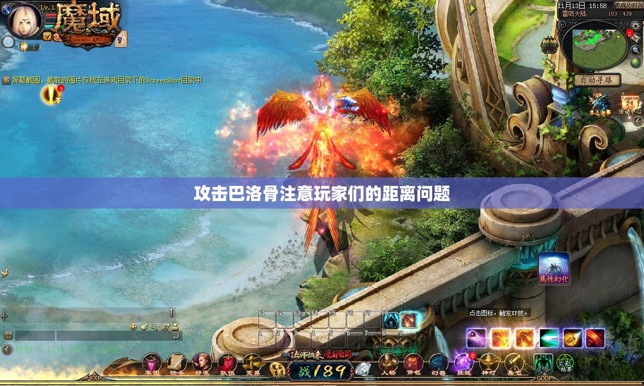 攻击巴洛骨注意玩家们的距离问题 - 魔域SF - www.12345my.com