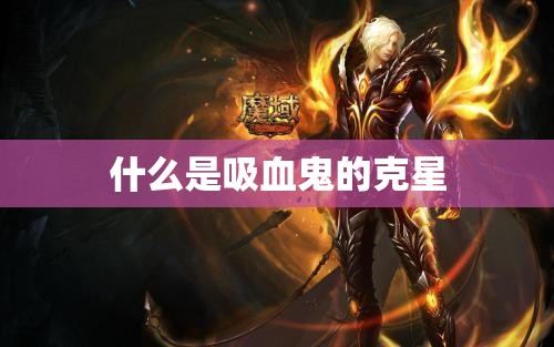 什么是吸血鬼的克星 - 魔域SF - www.12345my.com