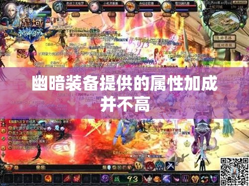 幽暗装备提供的属性加成并不高 - 魔域SF - www.12345my.com