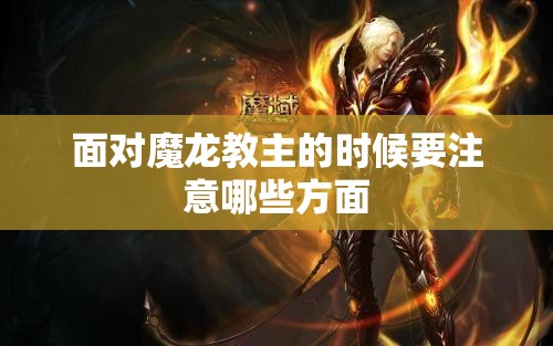 面对魔龙教主的时候要注意哪些方面 - 魔域SF - www.12345my.com