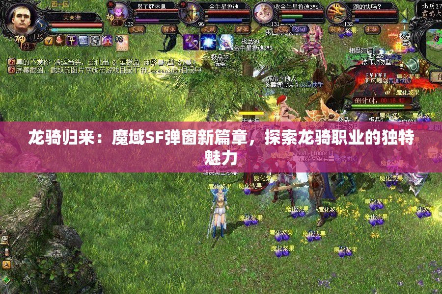 龙骑归来：魔域SF弹窗新篇章，探索龙骑职业的独特魅力 - 魔域SF - www.12345my.com