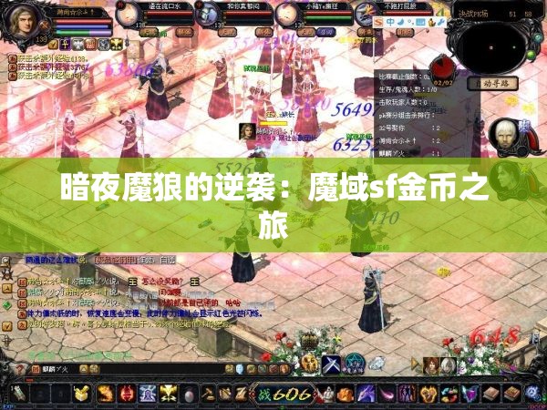 暗夜魔狼的逆袭：魔域sf金币之旅 - 魔域SF - www.12345my.com