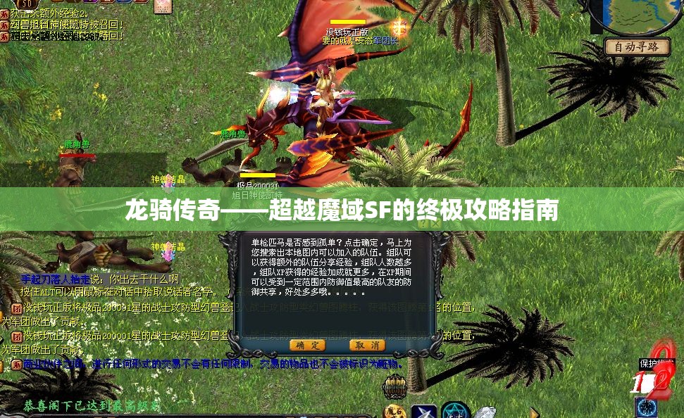 龙骑传奇——超越魔域SF的终极攻略指南 - 魔域SF - www.12345my.com